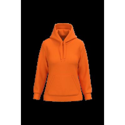 Sudadera de mujer con capucha y bolsillos Orange L