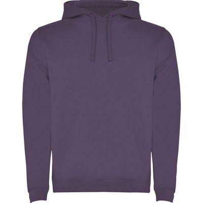 Sudadera con Capucha y Bolsillo Canguro Lila Xs