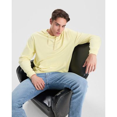 Sudadera unisex con capucha acabado lavado ácido
