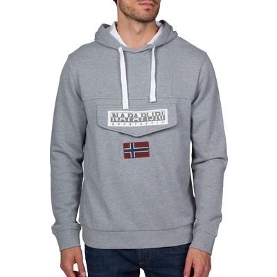 Sudadera con Logotipo de bandera Medium Grey Melange Xl