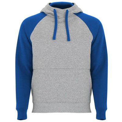 Sudadera unisex bicolor Gris Vigore/Royal S