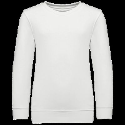 Sudadera infantil felpa perchada ajustada White 10/12 Ans