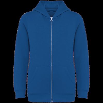 Sudadera infantil con capucha y cremallera Sea Blue 6/8 Ans