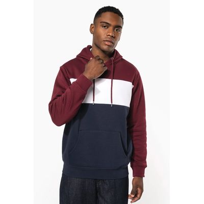 Sudadera tricolor unisex