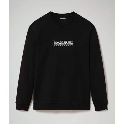 Sudadera de cuello redondo con logotipo Black Xl