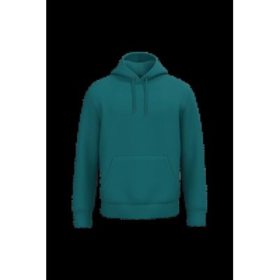 Sudadera algodón orgánico con capucha Peacock Green 3Xl