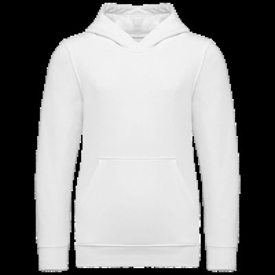 Sudadera básica infantil con capucha White 4/6 Ans