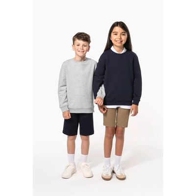 Sudadera infantil felpa perchada ajustada