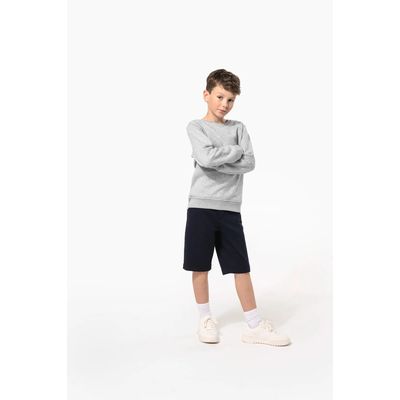 Sudadera infantil felpa perchada ajustada