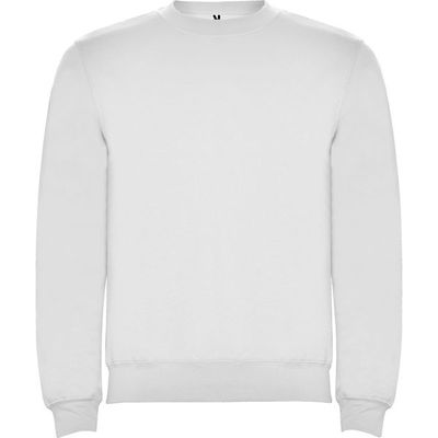 Sudadera Unisex Colores con Elastano Blanco Xs