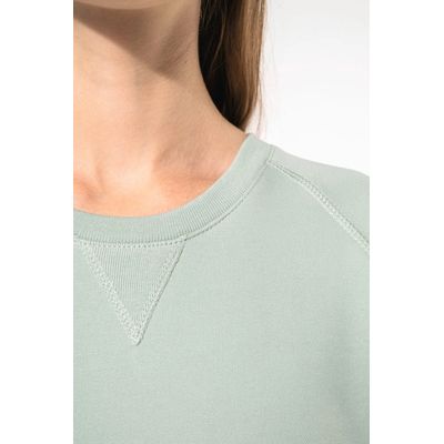 Sudadera algodón orgánico cuello redondo