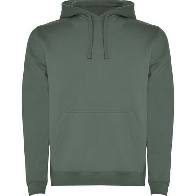 Sudadera con Capucha y Bolsillo Canguro Verde Laurel M