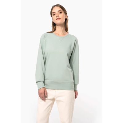 Sudadera algodón orgánico cuello redondo