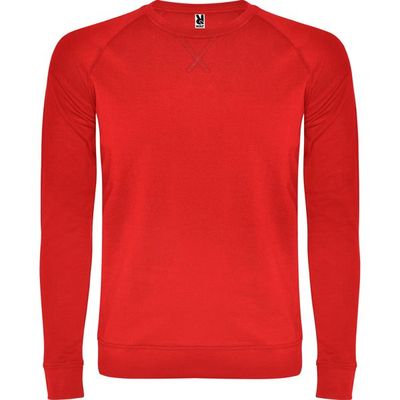 Sudadera básica de algodón Rojo Xl
