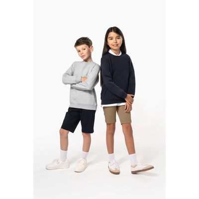 Sudadera infantil felpa perchada ajustada