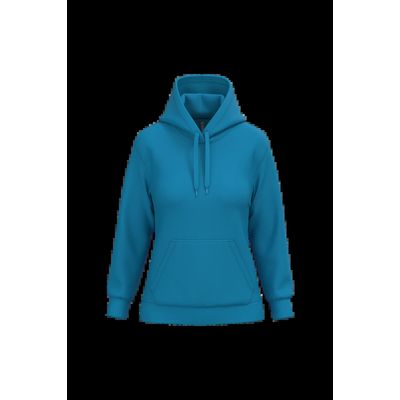 Sudadera de mujer con capucha y bolsillos Tropical Blue Xxl