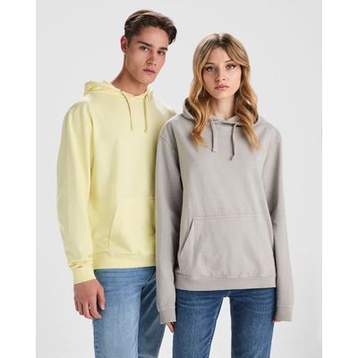 Sudadera unisex con capucha acabado lavado ácido