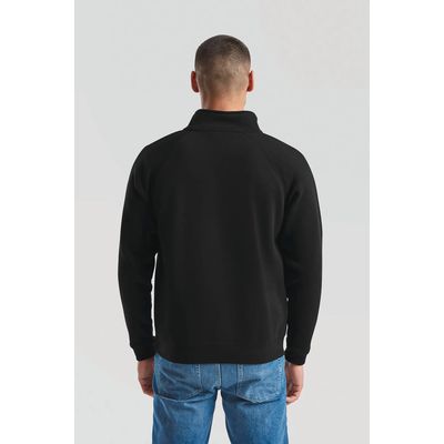 Sudadera con cremallera de cuello alto