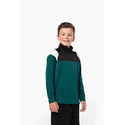 Sudadera infantil 1/4 cremallera