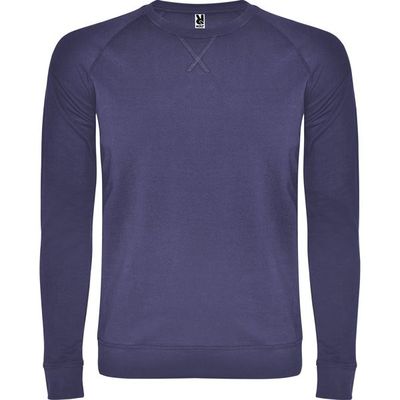 Sudadera básica de algodón Azul Denim L