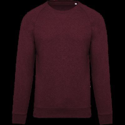 Sudadera colores lisos de algodón Wine Heather Xl
