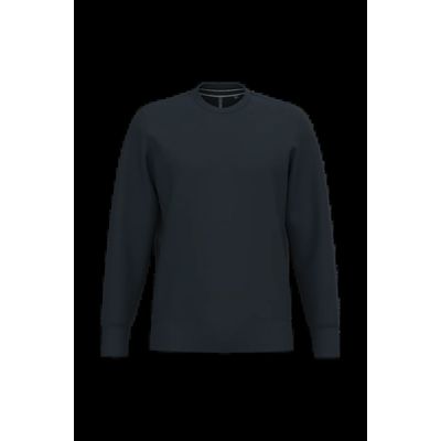 Sudadera cuello redondo algodón Navy Xs