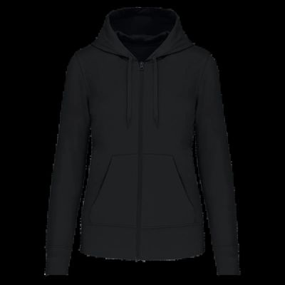 Sudadera eco con capucha mujer Black Xl