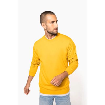 Sudadera algodón poliéster cuello redondo