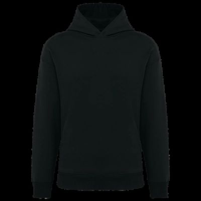 Sudadera oversize algodón orgánico Black Xxl