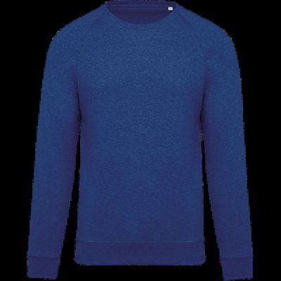 Sudadera colores lisos de algodón Ocean Blue Heather S