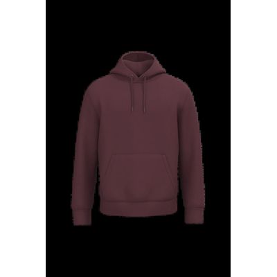 Sudadera algodón orgánico con capucha Dark Cherry 4Xl