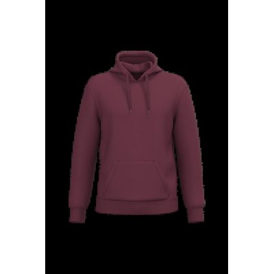 Sudadera sin cremallera con capucha y bolsillo canguro Wine 5Xl