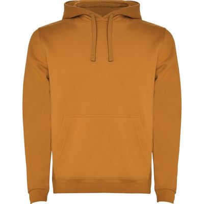 Sudadera con Capucha y Bolsillo Canguro Amarillo Curry Xs