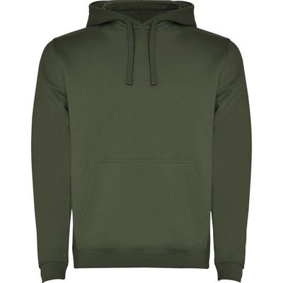 Sudadera con Capucha y Bolsillo Canguro Verde Aventura L