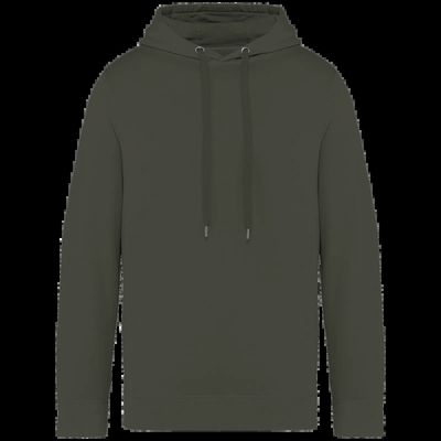 Sudadera con capucha algodón orgánico Washed Organic Khaki Xxl