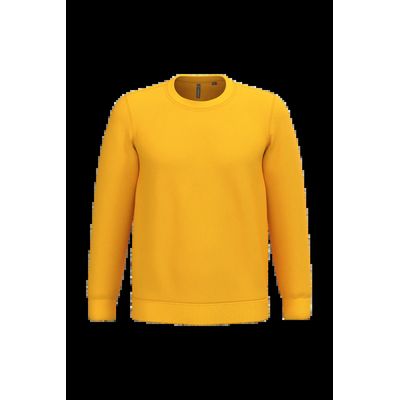 Sudadera algodón poliéster cuello redondo Yellow S