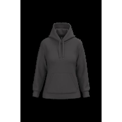 Sudadera de mujer con capucha y bolsillos Dark Grey Xl