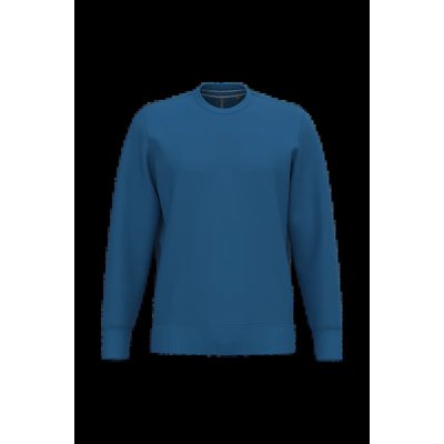 Sudadera cuello redondo algodón Light Royal Blue L
