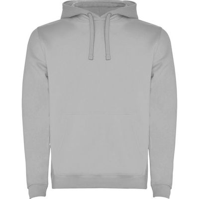 Sudadera con Capucha y Bolsillo Canguro Gris Piedra Xs
