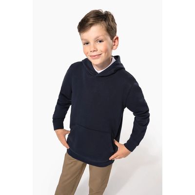 Sudadera básica infantil con capucha