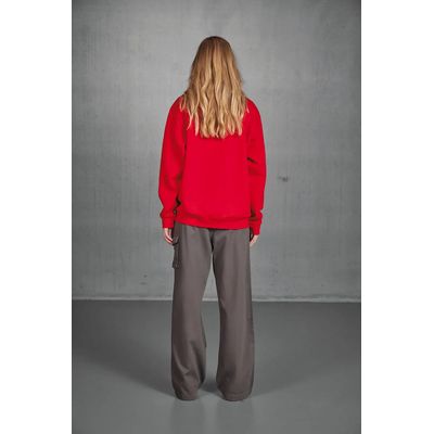 Sudadera algodón cuello redondo