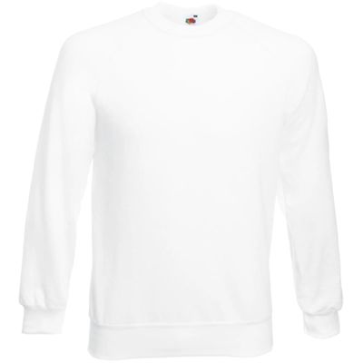 Sudadera manga raglán White Xl