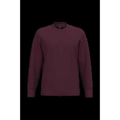 Sudadera cuello redondo algodón Wine Xs