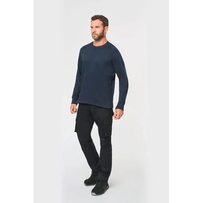 Sudadera manga montada