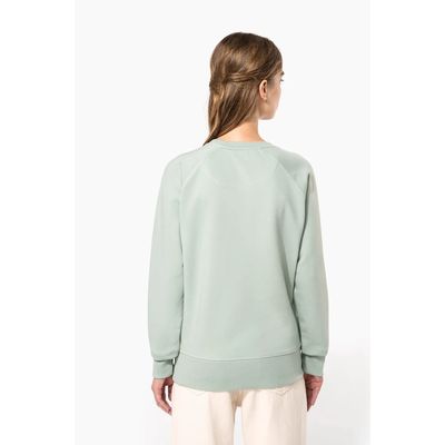 Sudadera algodón orgánico cuello redondo