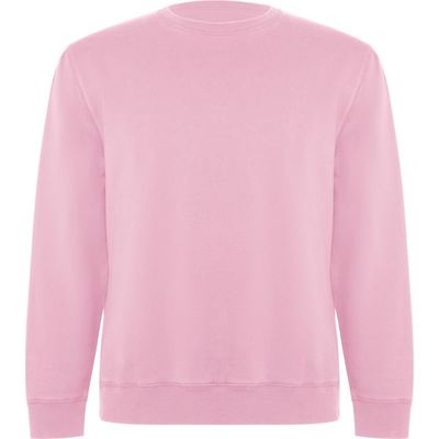 Sudadera Unisex Algodón Orgánico Rosa Claro Xl