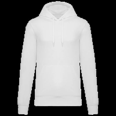 Sudadera capucha ecorresponsable White Xl
