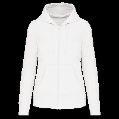 Sudadera eco con capucha mujer White S