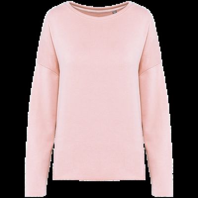 Sudadera amplia para chica Pale Pink S/M