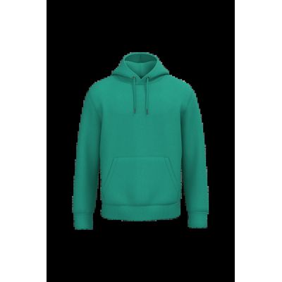 Sudadera algodón orgánico con capucha Gemstone Green 4Xl